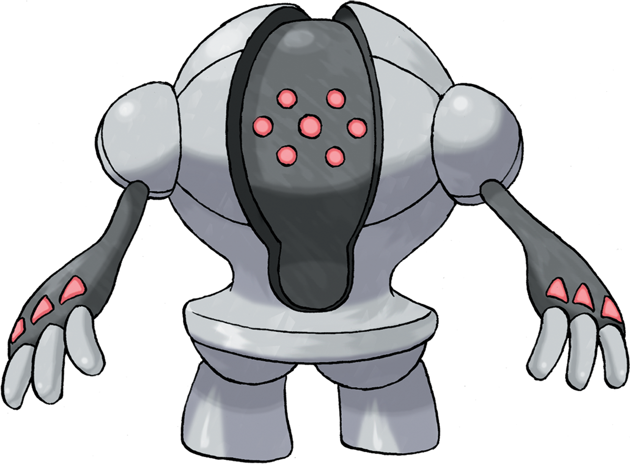 Registeel レジスチル @ Damp Rock *** Takushiki Clear Body - Pokemon Registeel (1280x1280), Png Download