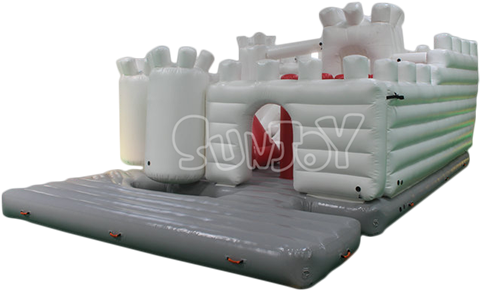 White Castle Inflatable Bouncer - Inflatable (600x600), Png Download