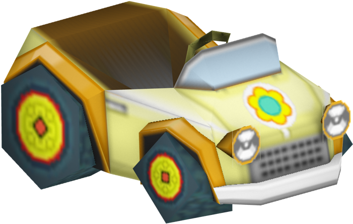 Download Super Mario Rom Here With Mario Kart 64 Sprinter - Mario Kart Ds Power Flower (750x650), Png Download