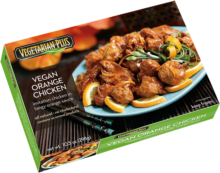 Vegan Orange Chicken - Vegetarian Plus Vegan Orange Chicken (800x664), Png Download