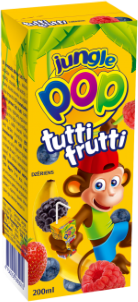 Drink Jungle Pop Tutti Frutti - Drink (600x600), Png Download