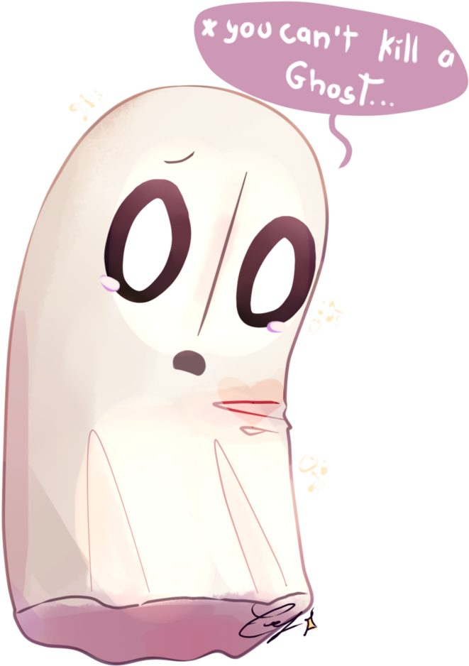 Fanart - Crying Napstablook Transparent (746x1072), Png Download