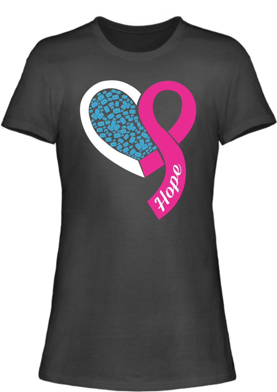 Postal Worker Breast Cancer Awareness T-shirt - Breast Cancer Awareness T-shirts (1000x1456), Png Download