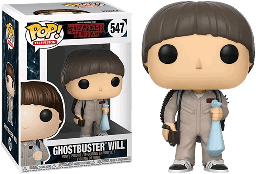 1 Of - Stranger Things Ghostbusters Will Pop! Vinyl Figure (600x600), Png Download