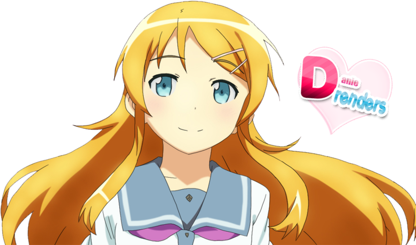 Kirino Png - Oreimo (900x506), Png Download