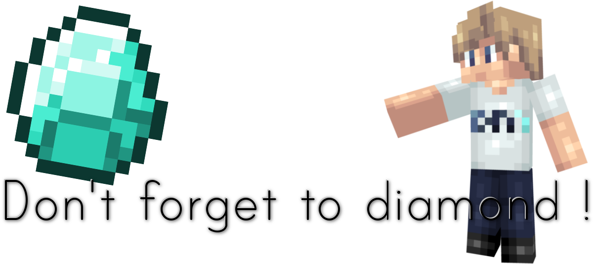 Custom Terrain By Ggj16 Is Licensed Under Acreative - Minecraft Diamond (1430x621), Png Download