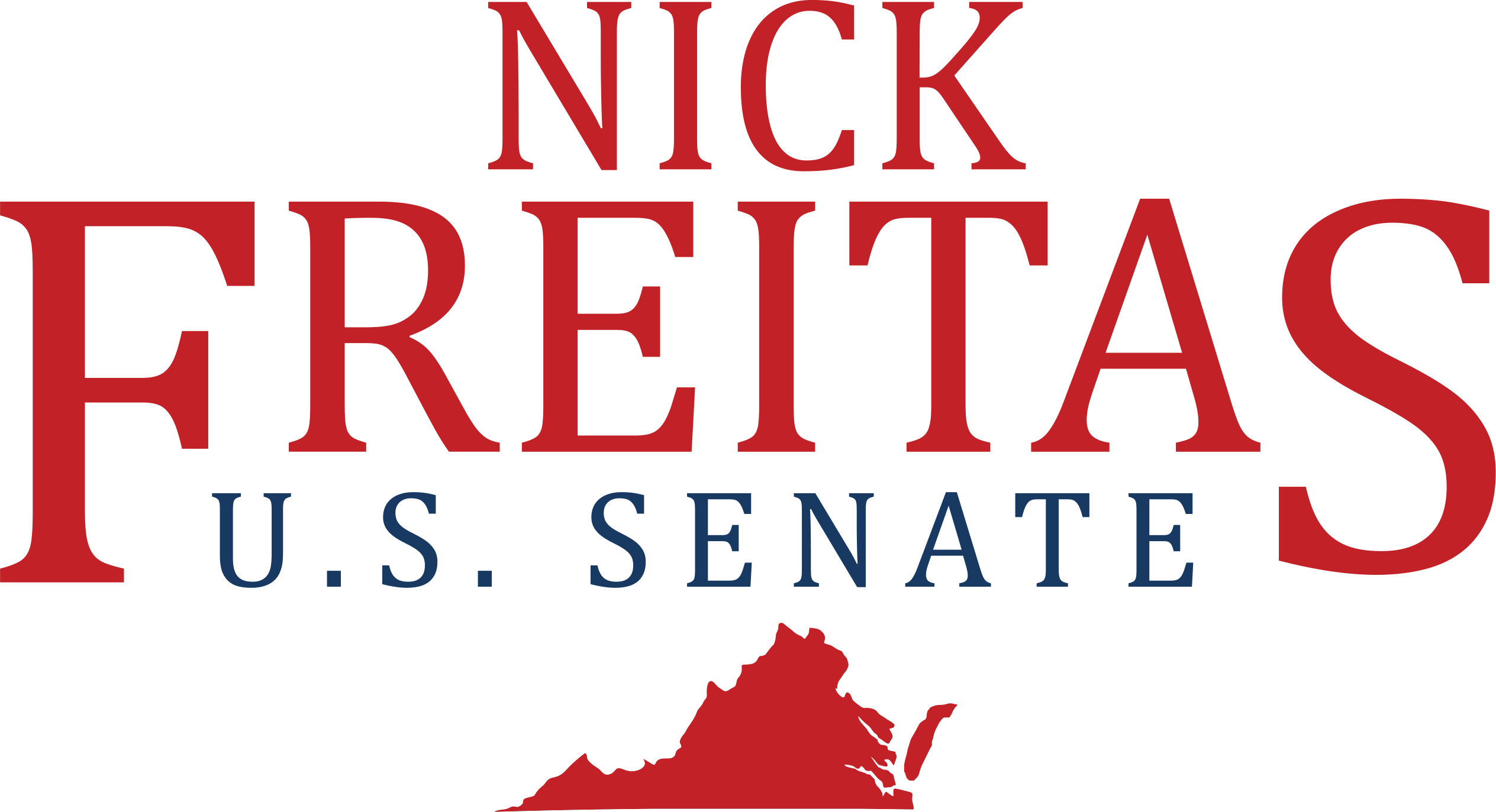 Nick Freitas 2018 - Nick Freitas For Senate (2528x1373), Png Download