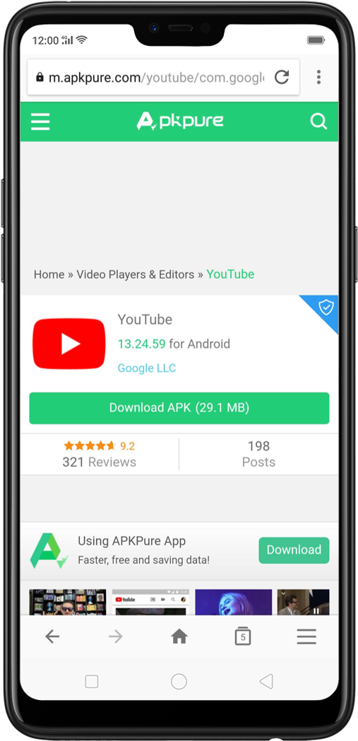 Try To Search The Youtube In Www - Oppo (565x1070), Png Download