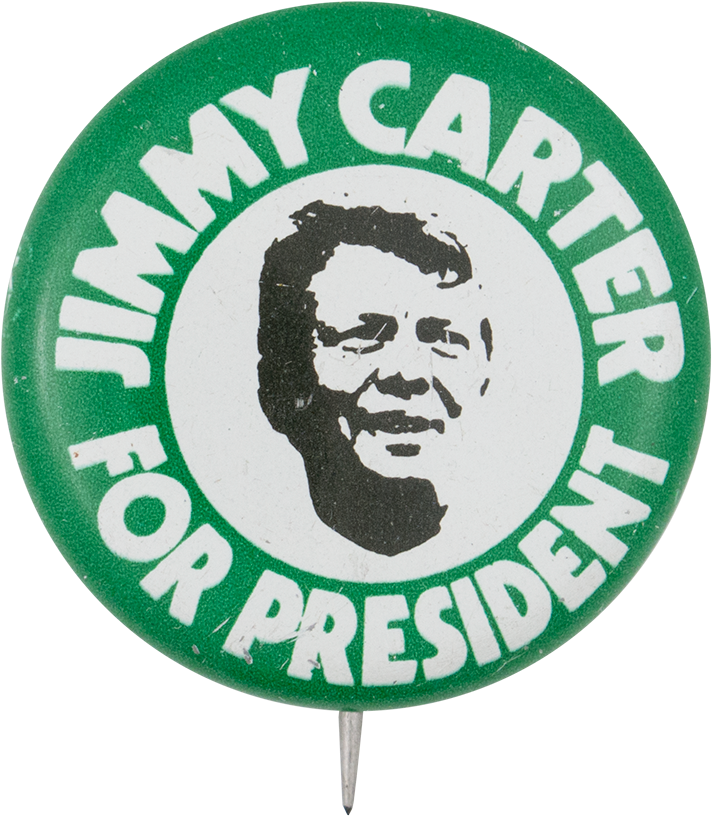 Jimmy Carter For President - 1976 -- Jimmy Carter For President Vintage Political (1000x913), Png Download