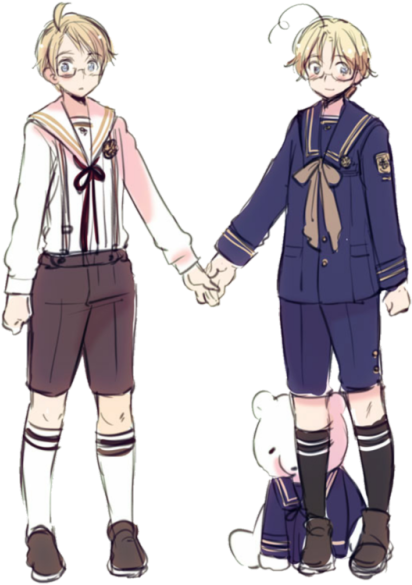 Thank You Heres Some Aph America For Anon With And - Hetalia North American Bros (500x616), Png Download