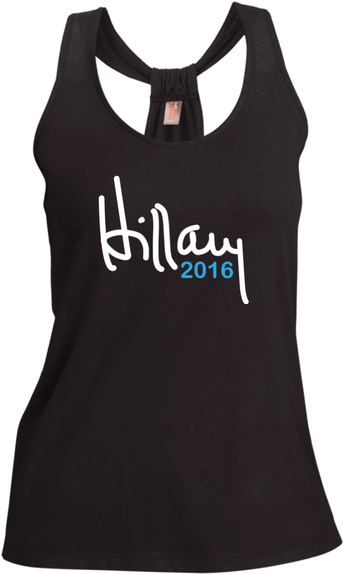 Hillary Clinton 2016 Ladies Shimmer Loop Back Tank - Shirt Ideas For Esthetician (1155x1155), Png Download
