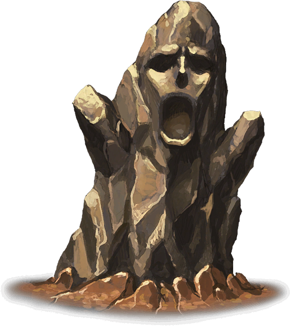 Earth Elemental - Bronze Sculpture (608x660), Png Download