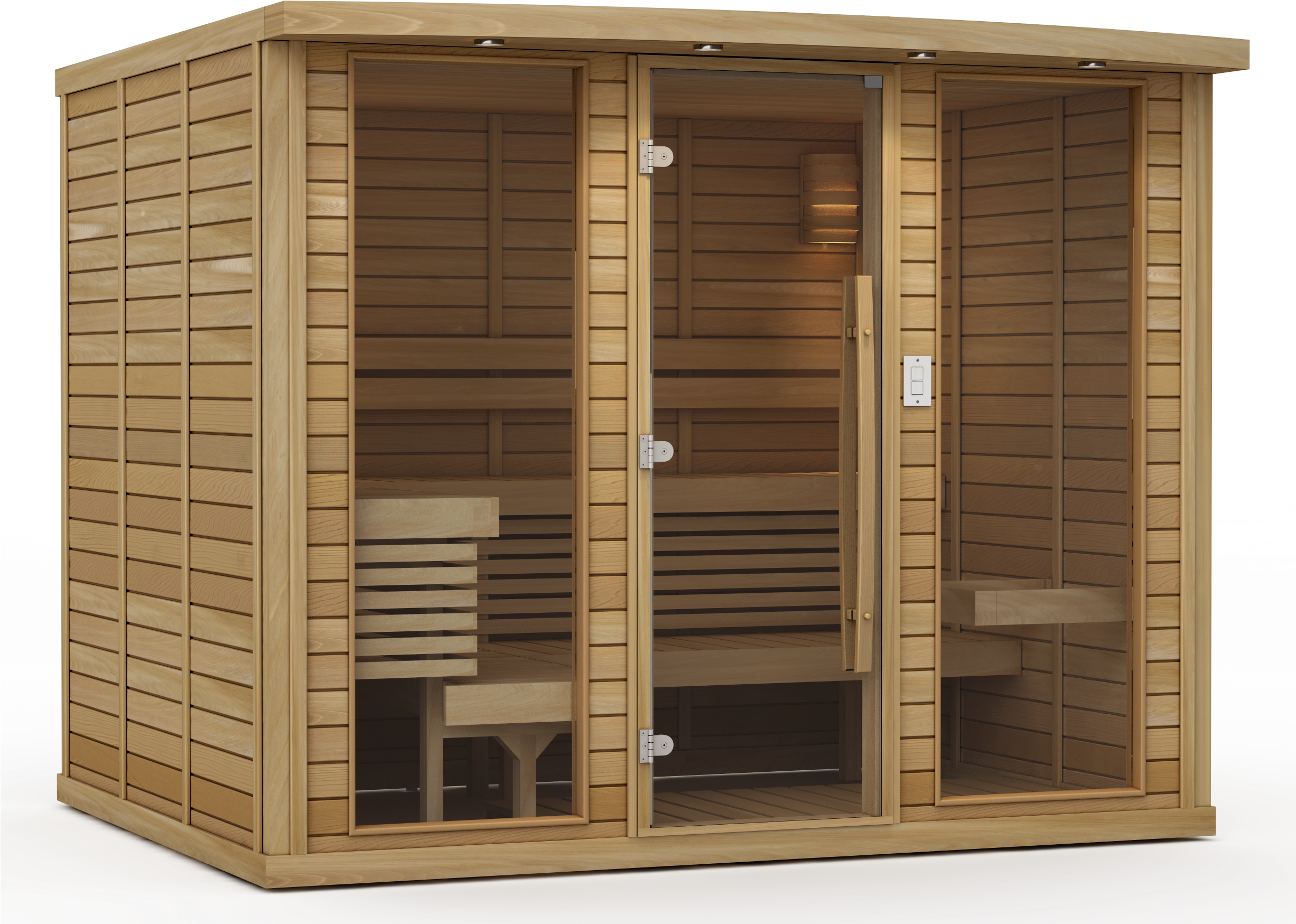 Goldstar 2500 Pre-built Sauna (2452x1836), Png Download