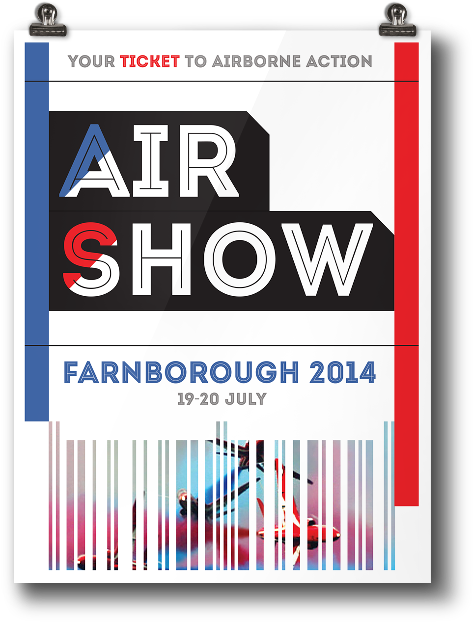 Farnborough Airshow - Graphic Design (1097x1316), Png Download