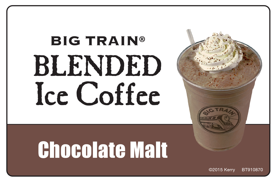 910870 Bic Chocolatemalt - Big Train Blended Ice Coffee 3.5 Lb Bag - Vanilla Latte (1200x1200), Png Download