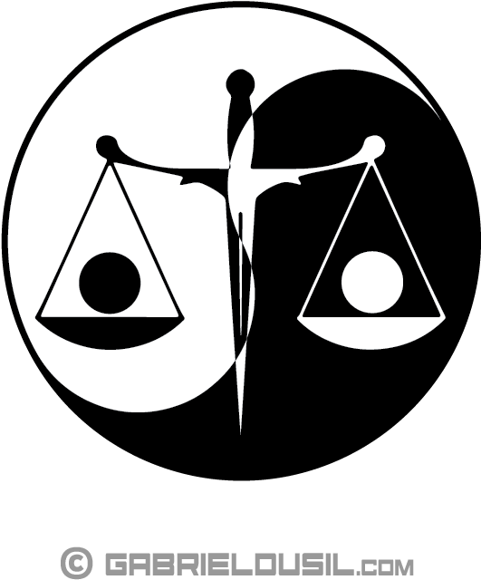 Martial Arts • Fighting Science • 12 • Yin ☯ Yang Of - Lawyer (547x660), Png Download
