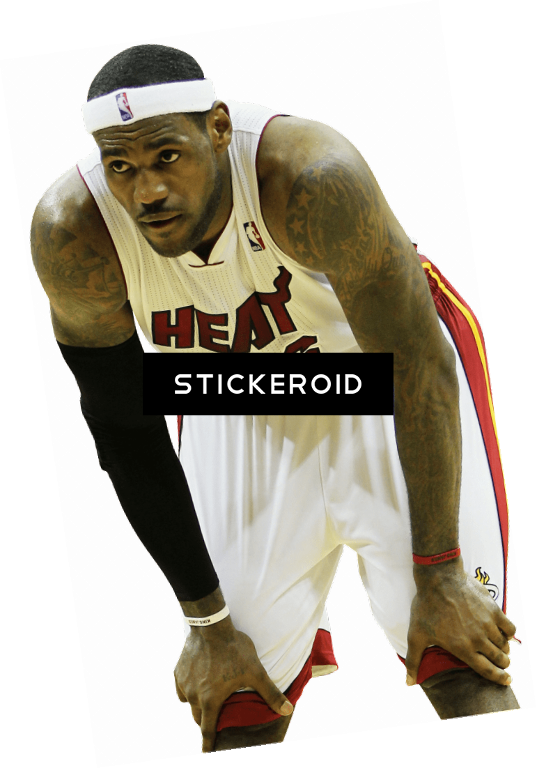 Lebron James Looking Left - Basketball Player (771x1102), Png Download