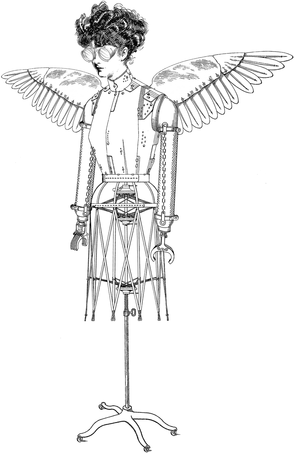 Image Library Library Vintage Patent Google Search - Not Worrying About Her Rights Poster Print (1063x1600), Png Download