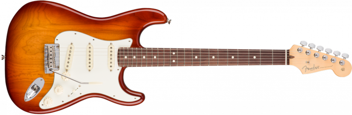 Fender 2017american Pro Stratocaster Rw Electric Guitar - Fender Stratocaster Adrian Smith (1224x1224), Png Download