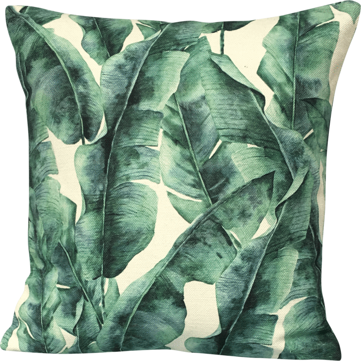 Faith Linen Cushion Cover 45cm X 45cm - Hojas Acuarelas Png (740x740), Png Download