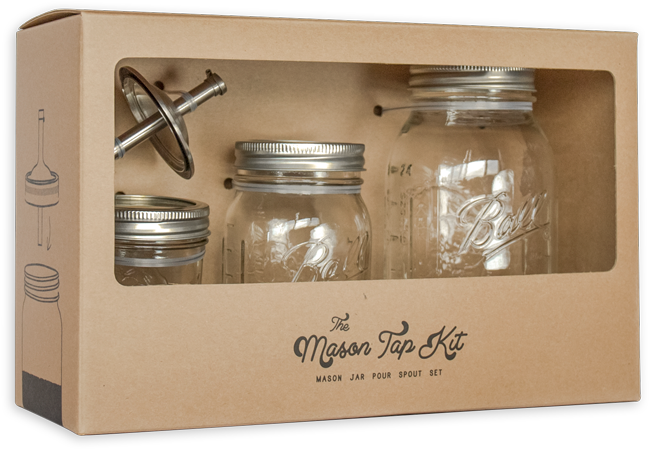 The Mason Tap Kit - Mason Shaker The Mason Tap Kit (1000x1000), Png Download