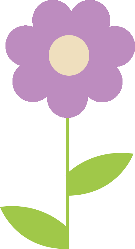 Clipart Transparent April Free Download Best On X Violet - April Clipart Flower (443x816), Png Download