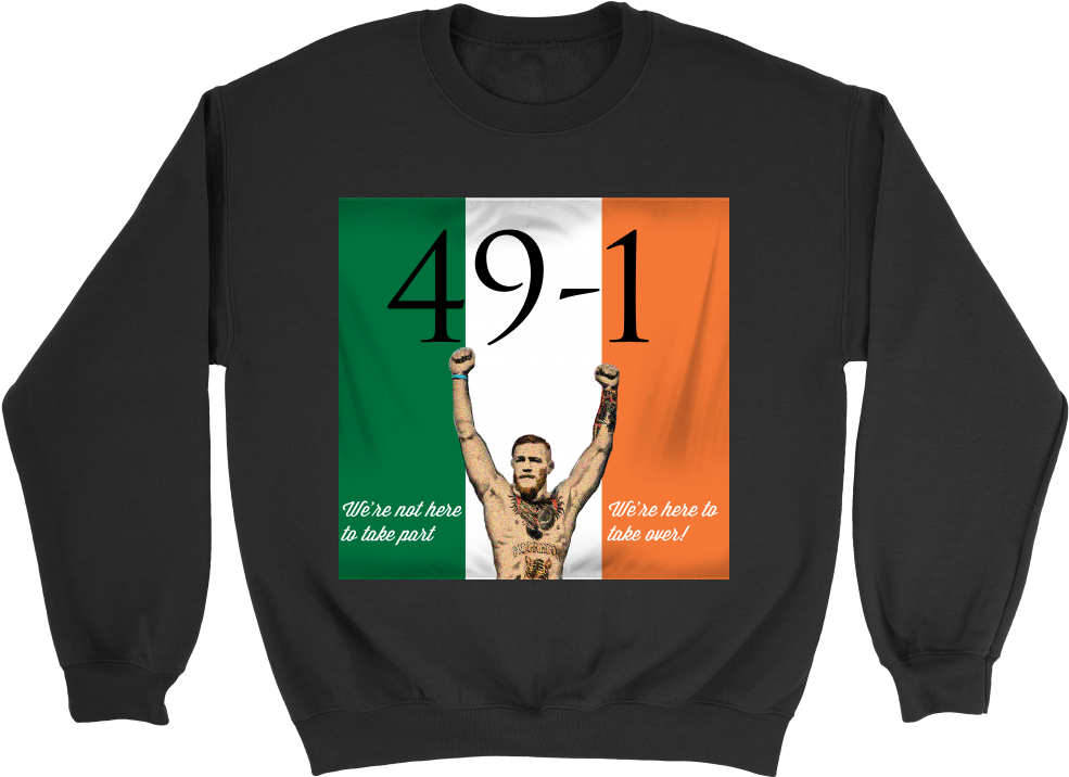 Conor Mcgregor 49-1 Sweater - Vikings Ragnar T Shirt (1000x1000), Png Download