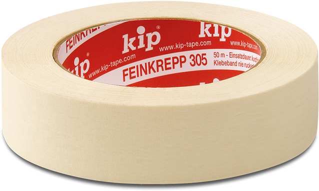 305 Kip Fine Masking Tape 18 Mm X 50 M Standart-plus (800x800), Png Download