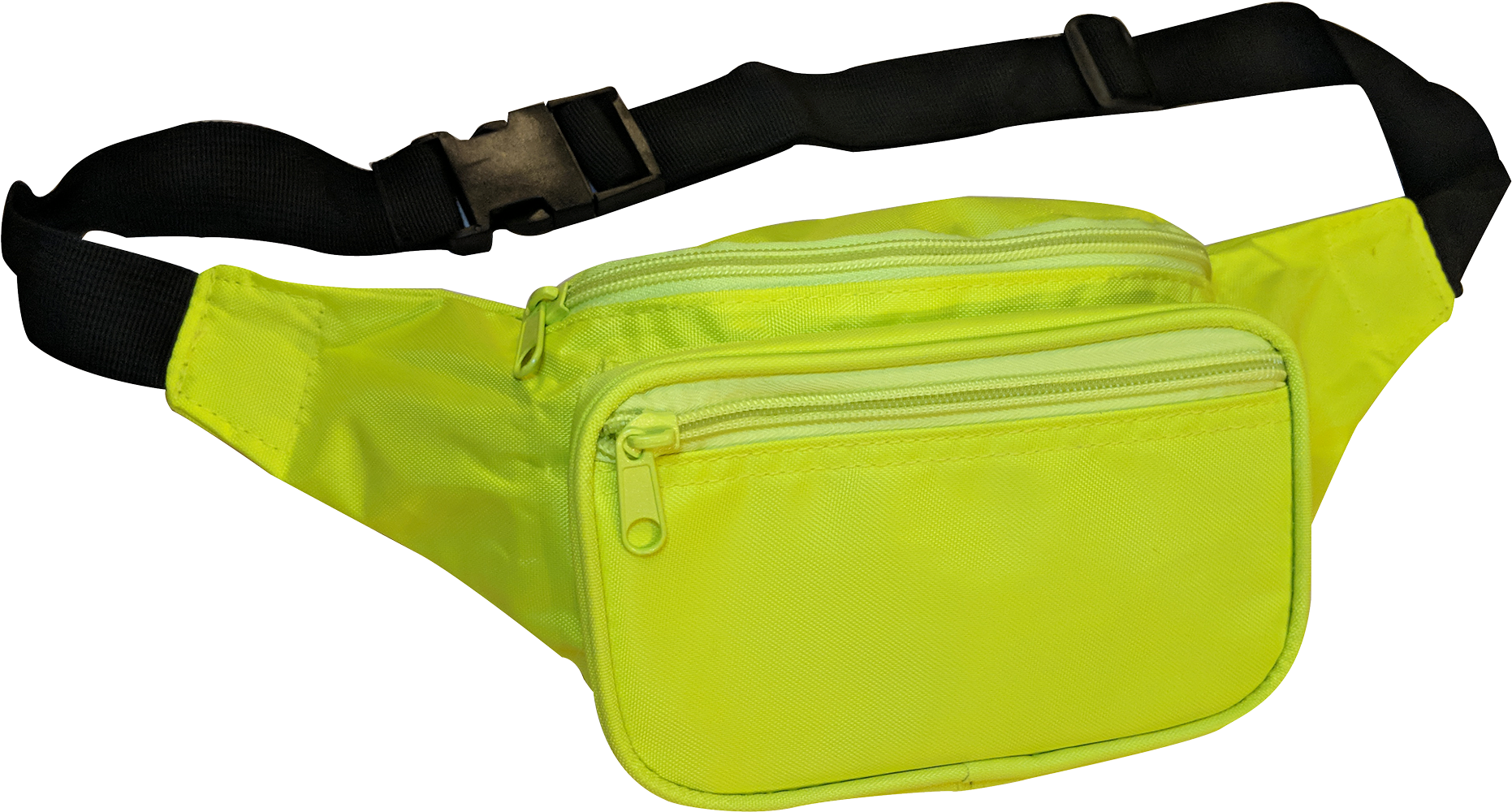 neon yellow fanny pack