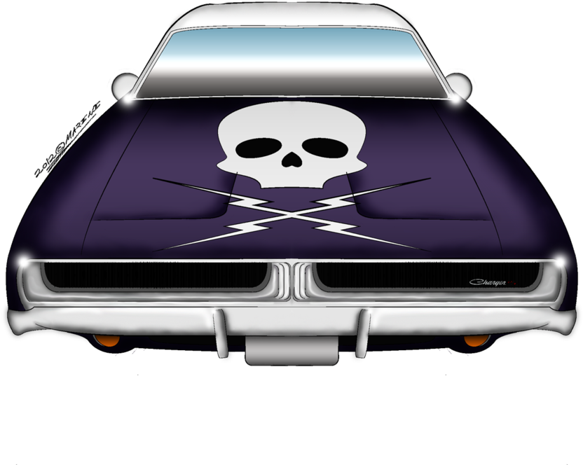 Challenger Drawing Charger Dodge Vector Black And White - Dodge Charger 1969 Art (900x847), Png Download