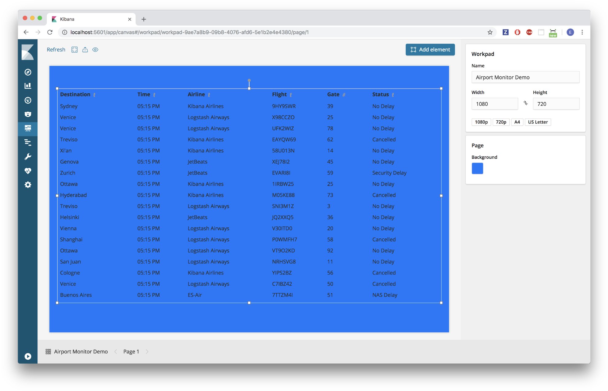 Style The Table Text - Kibana (1999x1286), Png Download