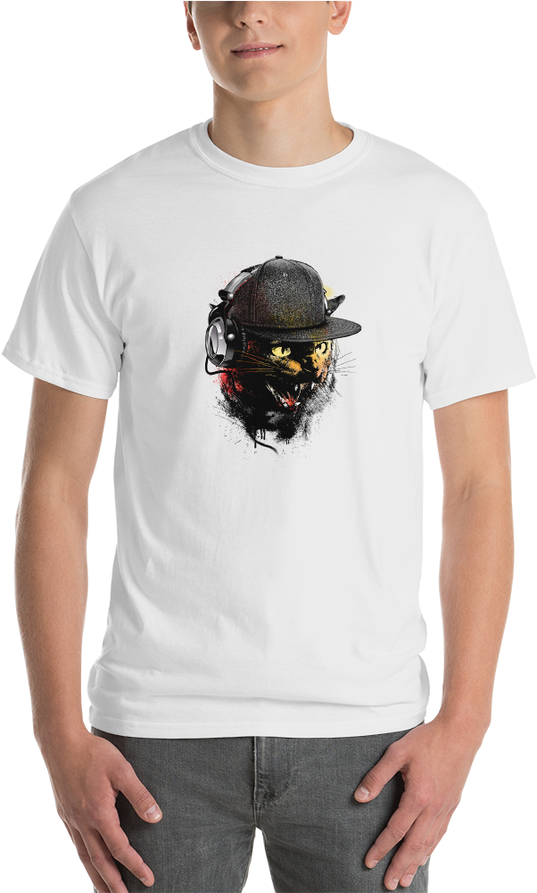 Dj Cat By Moncheng Dj Cat By Moncheng - Pets , Anime , Animals , Cats , Dogs T Shirt (1000x1000), Png Download