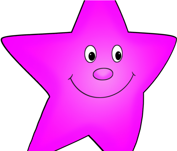 Original - Star Pink Cartoon (640x480), Png Download