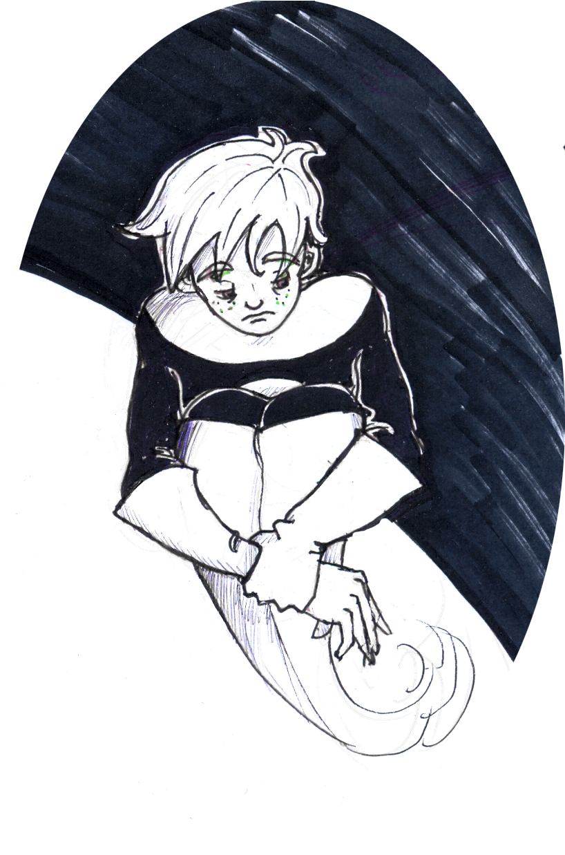 ““inktober - Angst Danny Phantom Fanart (826x1236), Png Download
