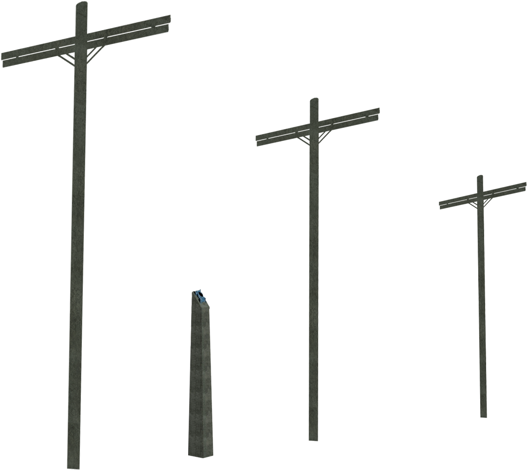 The Poles Are Then Used As Light, Traffic Monitoring - Cross (1200x1200), Png Download