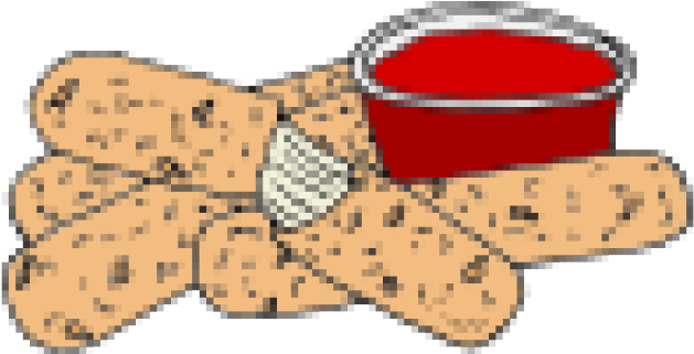 Mozzarella Clipart Mozzarella Sticks - Mozzarella Sticks Clip Art (640x480), Png Download