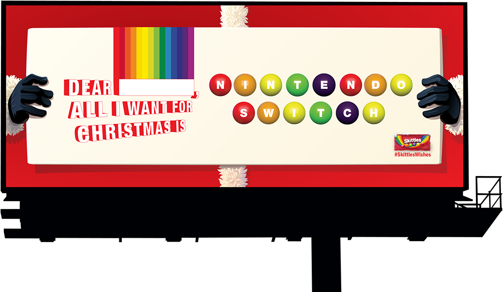 #skittleswishes To Get People's Instagram Message Up - Billboard (1200x675), Png Download