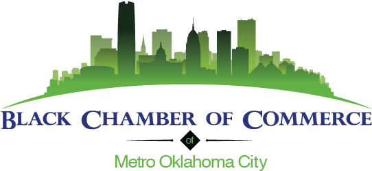 Oklahoma City Black Chamber Of Commerce - Oklahoma (577x289), Png Download