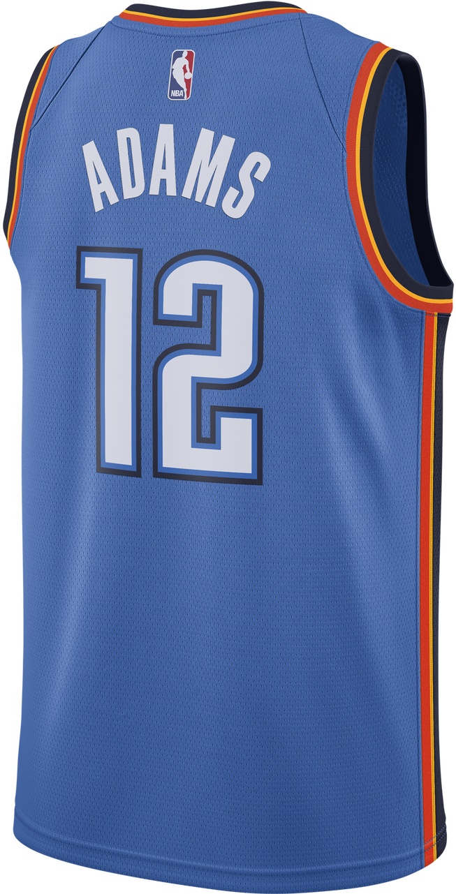 9fa3c Af5ca Oklahoma City Thunder Steven Adams Nike - Oklahoma City Thunder (1280x1280), Png Download