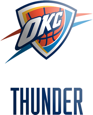 Nba 2018-19 New Season Oklahoma City Thunder Team Apparel - Oklahoma City Thunder Decal (320x480), Png Download