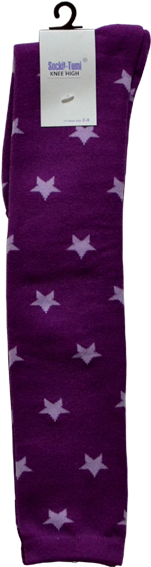 Kh Purple Star - Star (217x600), Png Download