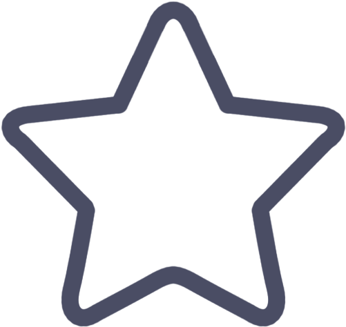 Colored Line Icon Purple Star - Favorites Icon (506x486), Png Download