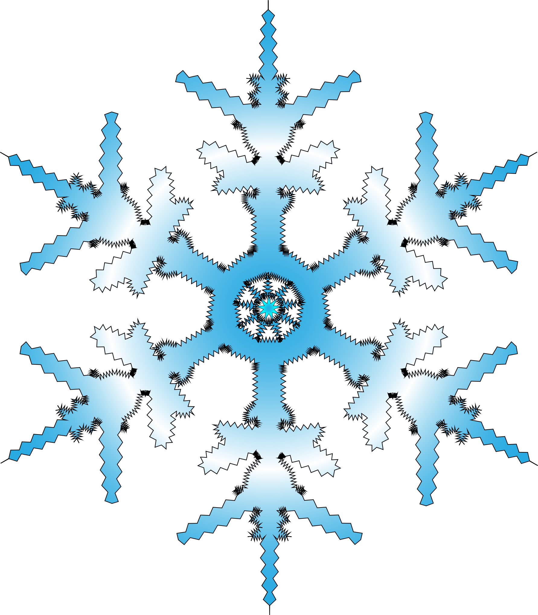 28 Collection Of Winter Snowflakes Clipart - Snowflakes Clip Art Png (594x680), Png Download