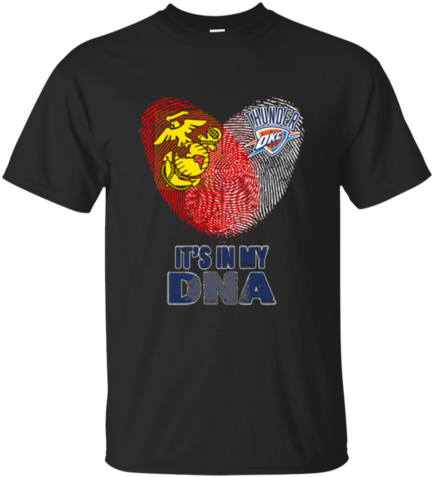 Oklahoma City Thunder T Shirts It's In My Dna Hoodies - Artwork For T Shirt (480x480), Png Download