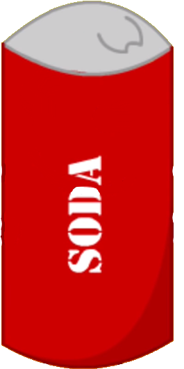 Soda Can Body - Inanimate Fight Out Soda Can (276x545), Png Download