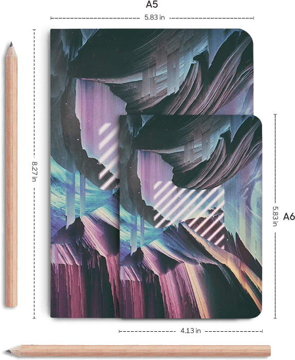 Dailyobjects Never Seen Vhs Edit A5 Notebook Plain - Framed Canvas Art - Never Seen Ii By Adam Priester (600x700), Png Download
