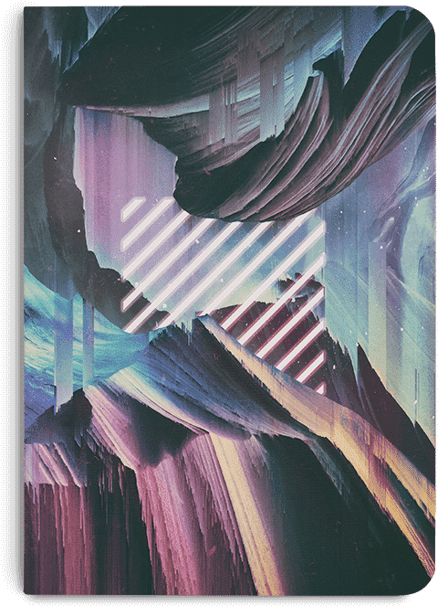 Dailyobjects Never Seen Vhs Edit A5 Notebook Plain - Framed Canvas Art - Never Seen Ii By Adam Priester (600x680), Png Download