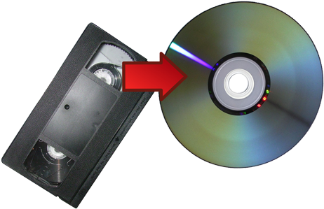 Vhs To Dvd - Vhs To Dvd Png (600x402), Png Download