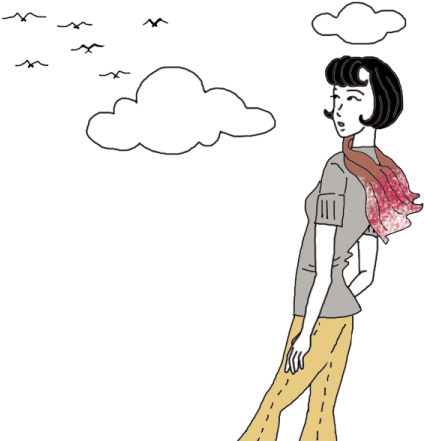 Flock Of Birds - Cartoon (450x450), Png Download