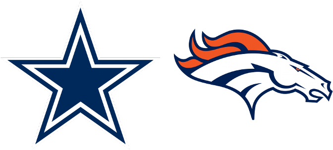 Cowboys Vs Broncos Line, Odds, Best Point Spreads Sunday - Denver Broncos Name (696x348), Png Download